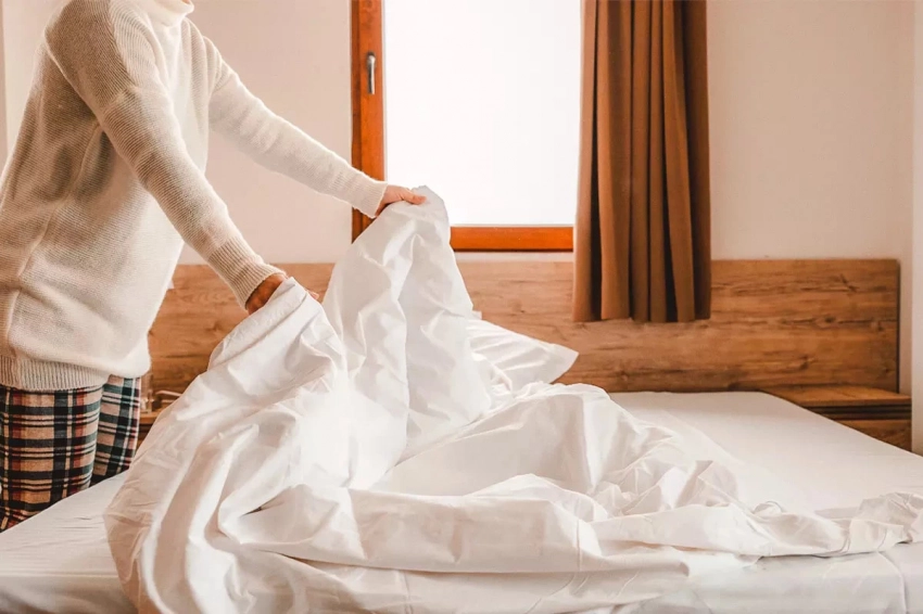 Как обычный крахмал разглаживает постельное белье за 2 минуты лучше утюга