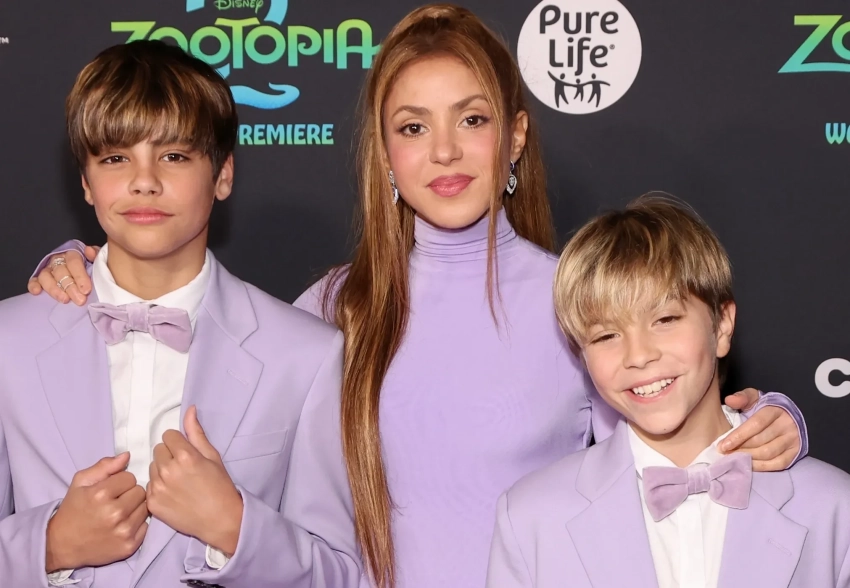 Шакира вышла в свет с подросшими сыновьями от Жерара Пике