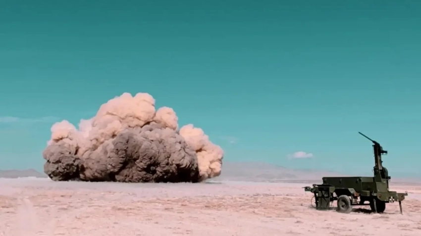 Турецкий «Змей Горыныч»: показано применение установки разминирования ALPAY