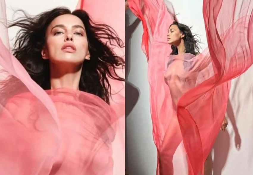 Ирина Шейк показала новые фото с "голой" съёмки для календаря Pirelli