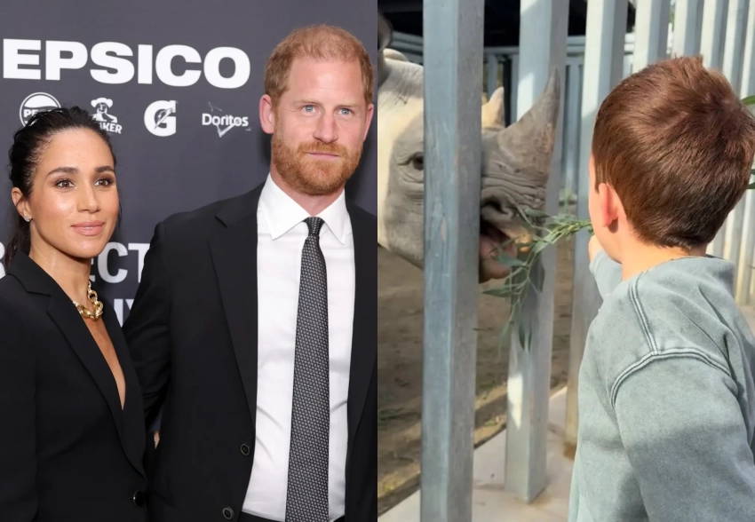 Сын в зоопарке, а дочь — на кухне: Меган Маркл и принц Гарри провели выходной с детьми